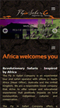 Mobile Screenshot of flyinsafarico.com